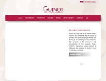Tablet Screenshot of guinot.com.my